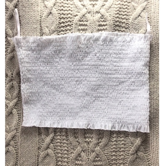 Garage Ruffle Stretch Tube Top - Picture 3 of 3